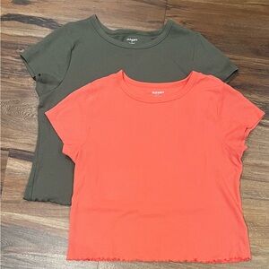 Old Navy thermal material crop top